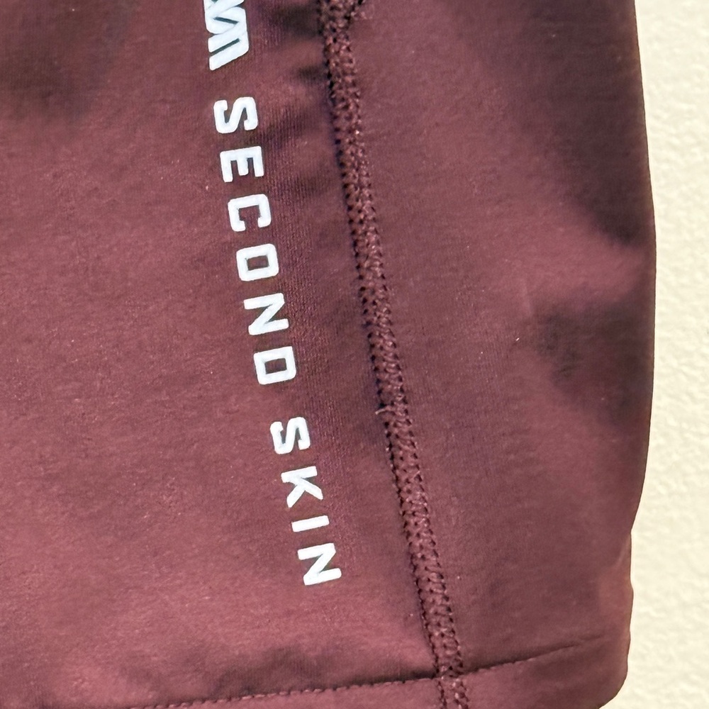 Compression Tank by Second Skin Burgundy Racerback - Picture 4 of 9